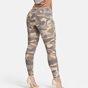 Freddy WR.UP Camo Stretch Butt Lifting Shaping Skinny Pants High Rise